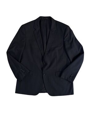 Hugo Boss Super 120 Classic Navy Two-Button Blazer